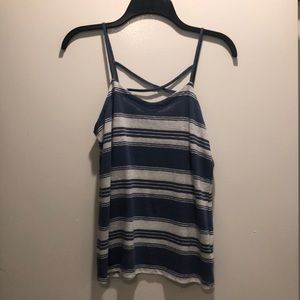 Soft cross-cross back tank